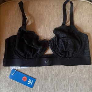 Adidas Black Lace Bra
